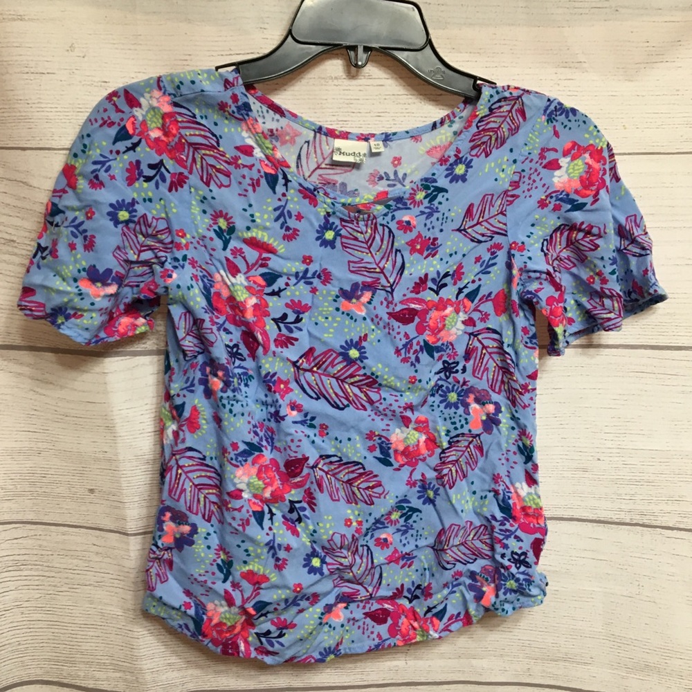 Floral blouse-Girls 10-MUDD
